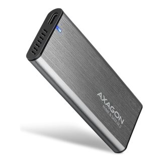 AXAGON External USB-C 3.2 Gen 2 metal box for M.2 NVMe & SATA SSD disks | EEM2-SG2