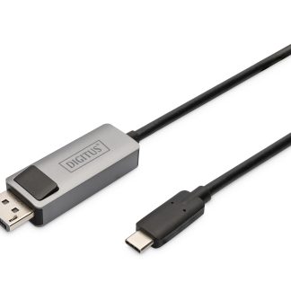 Digitus | Bi-directional Adapter Cable | DB-300334-020-S | USB-C to DP USB-C | Display Port