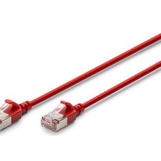 Digitus CAT 6A F-FTP Slim Patch Cable, 0.3 m | DK-1632-A-003S-R | Red