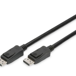 Digitus | DisplayPort Connection Cable | AK-340106-010-S | DisplayPort to DisplayPort DisplayPort Male (Version 1.3/1.4) | DisplayPort Male (Version 1.3/1.4)