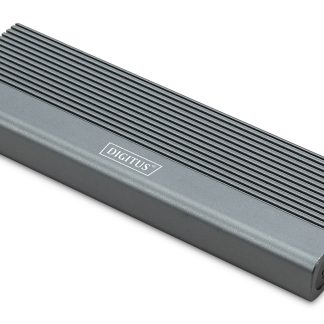 Digitus USB M.2 hard disk enclosure, SSD, external, NVMe + SATA, 10Gbps (NVMe) 6 Gbps (SATA), USB3.1 Gen2 | DA-71156