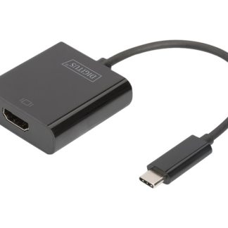 Digitus | USB Type-C to HDMI Adapter | DA-70852 | Black | USB Type-C | 0.15 m