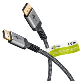 Goobay | DisplayPort Cable 2.0/2.1, 54 Gbit/s | 75679 | DisplayPort to  DisplayPort