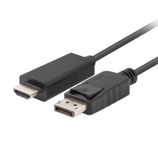 Lanberg | DisplayPort to HDMI Cable | CA-DPHD-11CC-0030-BK | DisplayPort Male | HDMI Male | DP to HDMI | 3 m