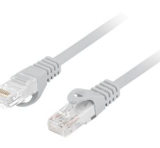 Lanberg | Patchcord Cat.6 UTP LSZH CU | PCU6-10CU-0100-S | 1 m | Grey