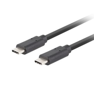 Lanberg | USB-C 3.1 Gen 2 Cable, 10GB/s PD100W, 1.8 m | CA-CMCM-32CU-0018-BK | USB Type-C to USB Type-C