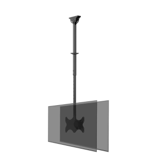 Neomounts CL35-340BL22 Dual Monitor/TV Mount Ceiling | Adjustable Height, Rotate, Tilt, Swivel | 23-42 " | Maximum weight (capacity) 45 kg | Black