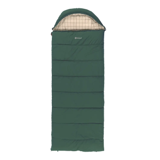 Outwell Camper Prime Green | Sleeping Bag | 235 x 90 cm | Temperature -15 to 5 °C | Right Zipper