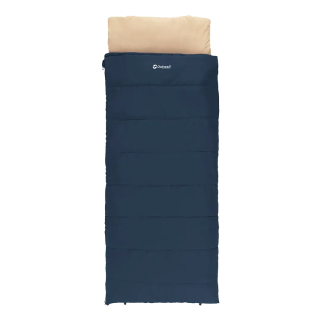 Outwell Contour Lux Deep Blue | Sleeping Bag | 220 x 85 cm | Temperature -19 to 15 °C | Right Zipper