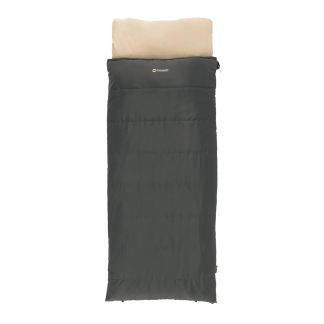 Outwell Contour Prime | Sleeping Bag | 220 x 85 cm | Temperature -13 to 16 °C | 2-way L-shape open-end with auto lock
