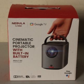 SALE OUT. Anker Nebula Mars 3 Air Google TV Projector with Built-In Netflix | Full HD (1920x1080) | 400 ANSI lumens | Black | DAMAGED PACKAGING AS DEMO | Wi-Fi