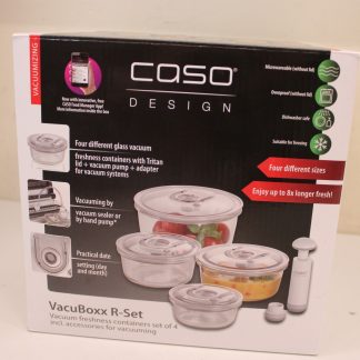 SALE OUT.  | Caso | Vacuum freshness containers round | 01187 | Set of 4 | DOES NOT HOLD THE VACUUM