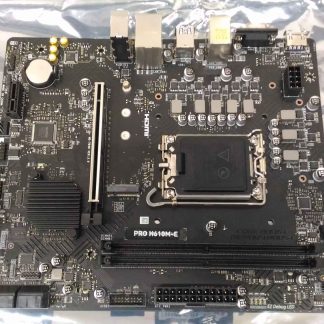SALE OUT. MSI PRO H610M-E | Processor family Intel | Processor socket  LGA1700 | Supported hard disk drive interfaces SATA, M.2 | Number of SATA connectors 4 | USED, REFURBISHED, WITHOUT ORIGINAL PACKAGING AND ACCESSORIES, ONLY BACKPANEL INCLUDED