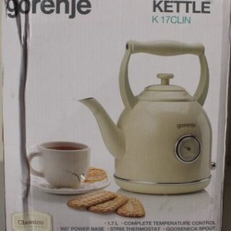SALE OUT. | SALE OUT. | Gorenje | Kettle | K17CLIN | Electric | 2000 W | 1.7 L | Plastic/Metal | 360° rotational base | Ivory | DAMAGED PACKAGING
